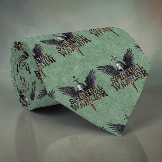Christian Spiritual Warrior Custom Necktie Krawatte (Von Creator hochgeladen)