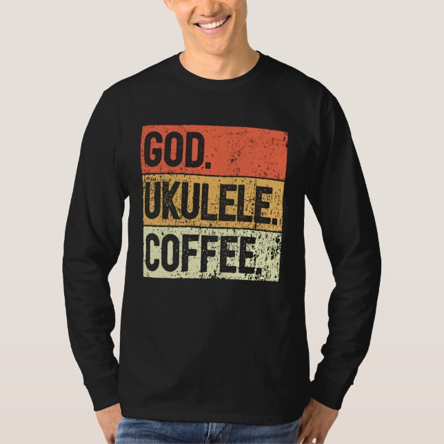 Christian Ukulele Player Worship Ukulele Church Uk T-Shirt (Vorderseite)