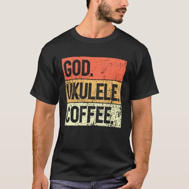 Christian Ukulele Player Worship Ukulele Church Uk T-Shirt (Vorderseite)