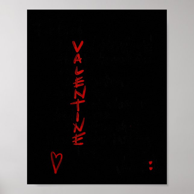 Christian Valentines John 3_16 For God So Loved Th Poster (Vorne)