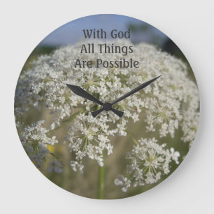 Christian Wall Clock Große Wanduhr