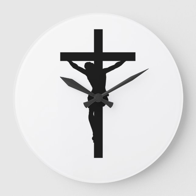 Christian Wall Clock Große Wanduhr (Vorderseite)