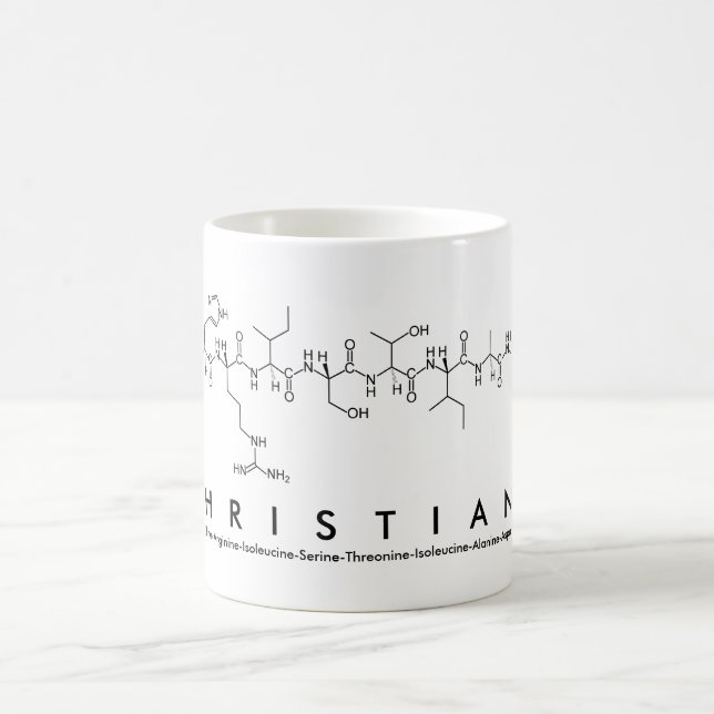 Christiana Peptid-Namen-Tasse Kaffeetasse (Mittel)