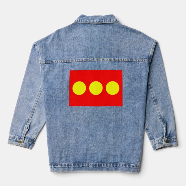 Christiania Flag Jeansjacke (Rückseite)