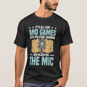 Christianity Audio Engineer Jesus Religion Kirche T-Shirt
