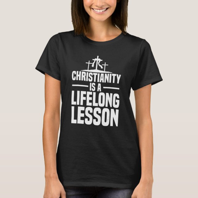 Christianity Bible Study   Theology Christian Teac T-Shirt (Vorderseite)