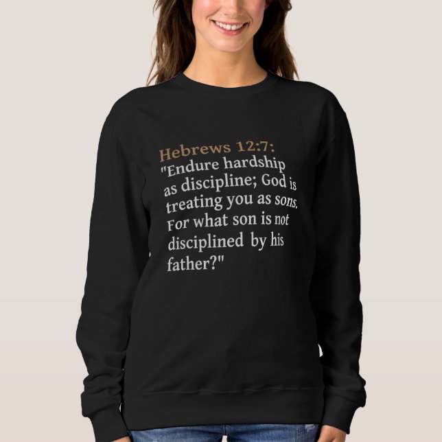 Christianity Father Catholic  Religion Jesus Chris Sweatshirt (Vorderseite)