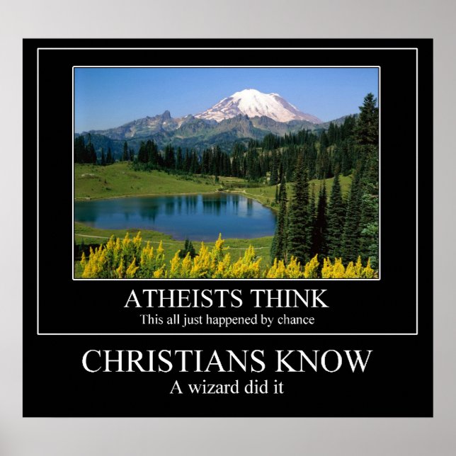 CHRISTIANS KNOW - ein Zauberer hat es geschafft Poster (Vorne)