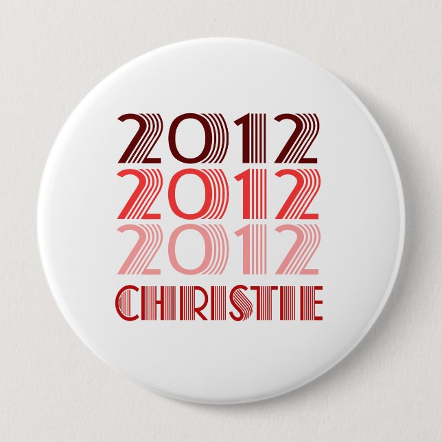 CHRISTIE 2012 VINTAG BUTTON (Vorderseite)