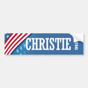 CHRISTIE 2016 AUTOAUFKLEBER