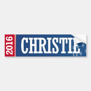 CHRISTIE 2016 AUTOAUFKLEBER