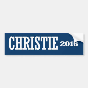 CHRISTIE 2016 AUTOAUFKLEBER