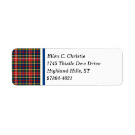 Christie Clan Bright Colorful Scottish Tartan