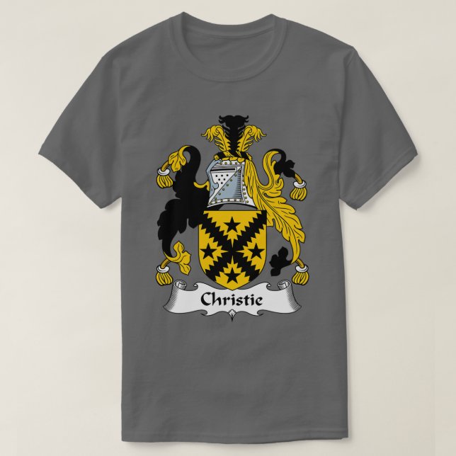 Christie Coat of Arms Christie Familienwappen T-Shirt (Design vorne)