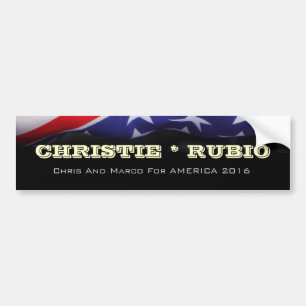 Christie/Rubios 2016 Kampagnen-Autoaufkleber Autoaufkleber