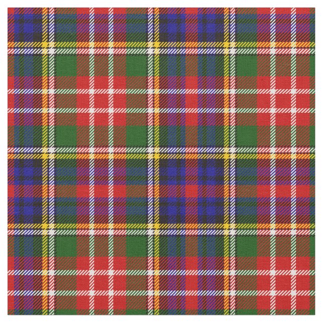 Christie Tartan-Druck Stoff (Nahaufnahme)