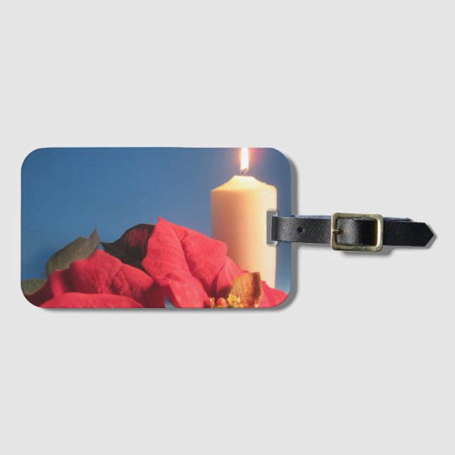 Christimas Gepäckmarke mit Visitenkarten-Steckplat Gepäckanhänger (Vorderseite (Horizontal))