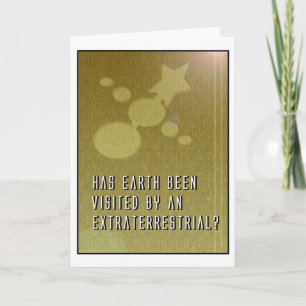 Christimas Karte 2004: "Außerirdisches" Thema