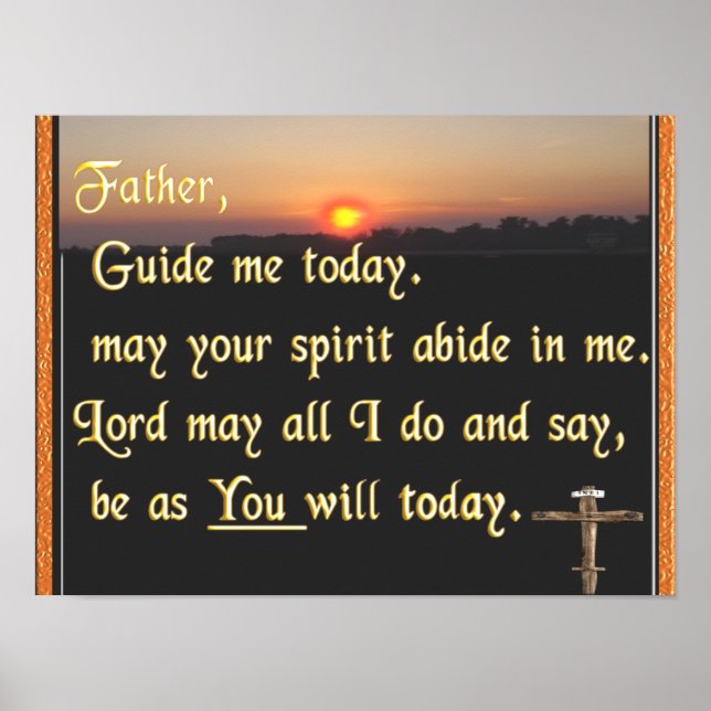 Christina Prayer Poster (Vorne)