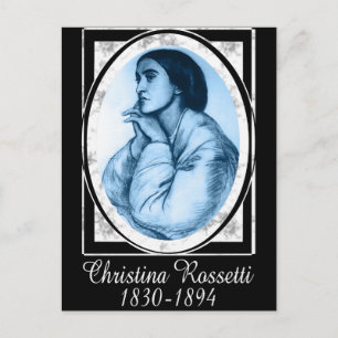 Christina Rossetti Postkarte
