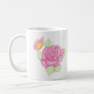 Christina Schmetterling Rose Tasse