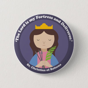 Christina von Bolsena Button