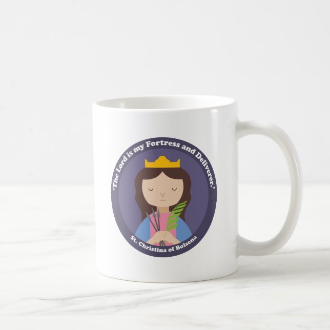 Christina von Bolsena Kaffeetasse (Rechts)