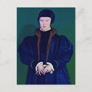 Christina von Denmark Ink Sketch Postkarte