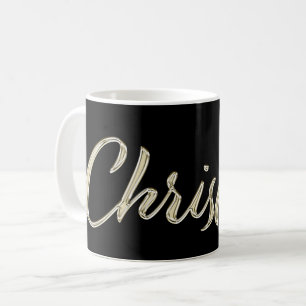 Christina white gold Handwriting Tasse Kaffeetasse