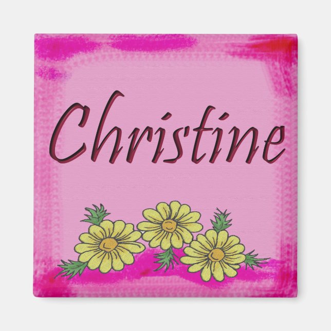 Christine Daisy Christine Magnet (Vorne)