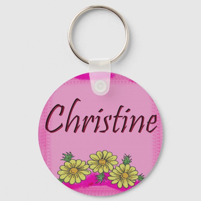 Christine Daisy Schlüsselanhänger (Vorderseite)