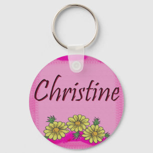 Christine-Gänseblümchen-Schlüsselanhänger Schlüsselanhänger