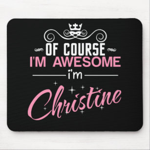Christine natürlich bin ich Phantastisch Christine Mousepad
