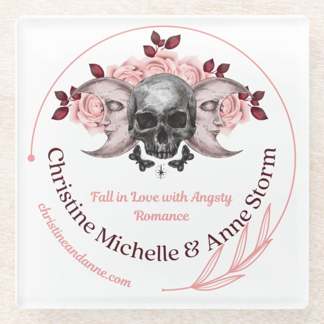 Christine und Anne Glass Untersetzer (Vorderseite)