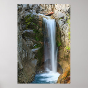 Christine Waterfall, Herbstfarben, Rainier Poster