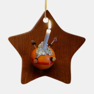 Christingle Keramikornament