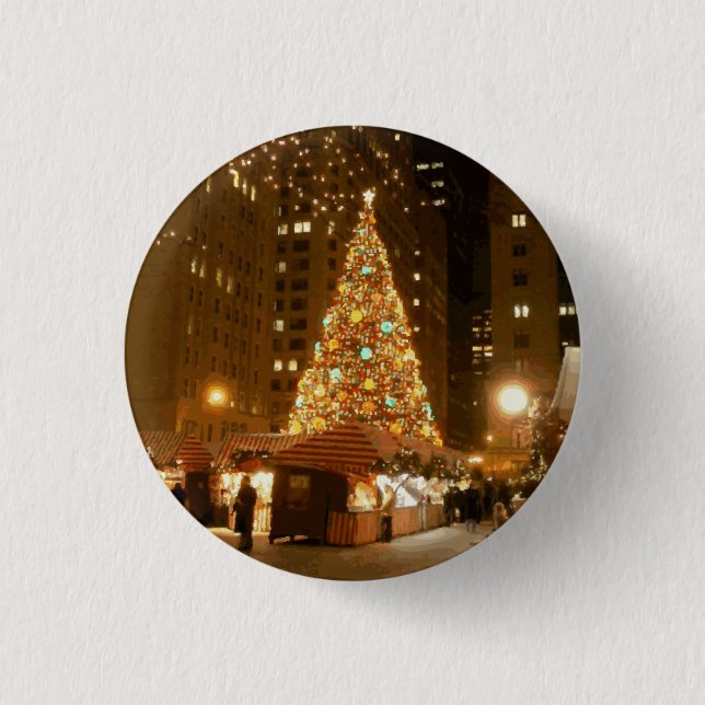 Christkindlmarkt - 21. Dezember 2005 in Chicago Button (Vorderseite)