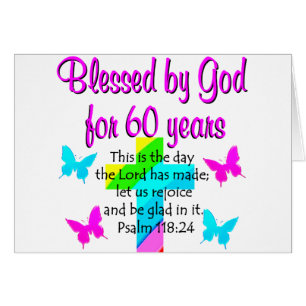 CHRISTLICH 60 JAHRE ALTER PRAYER