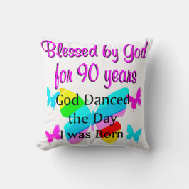 CHRISTLICH 90 JAHRE ALT KISSEN