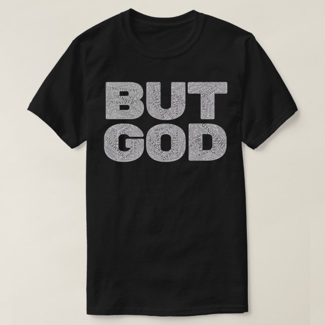 Christlich aber Gott Inspirationsbibel Jesus Rette T-Shirt (Design vorne)