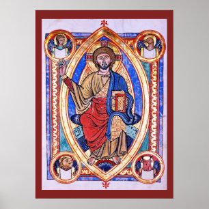 Christlich Art Christ in Majestät Poster
