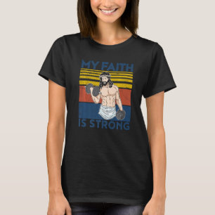Christlich Athlete Apparel Workout Gym Faith is St T-Shirt