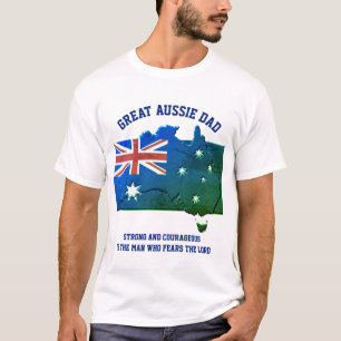CHRISTLICH AUSSIE VATER T-Shirt