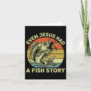 Christlich B Fischen, selbst Jesus hatte Fisch Ges Karte