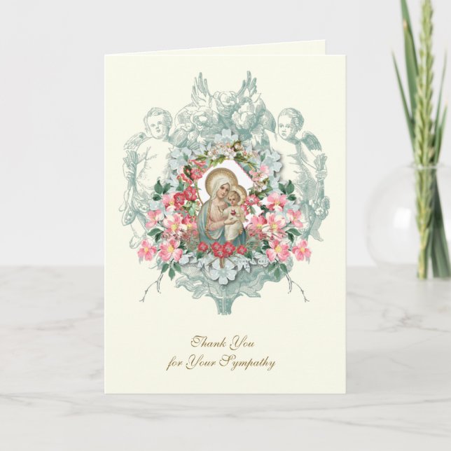 Christlich Beileidsbeerdigung Danke (Vorderseite)