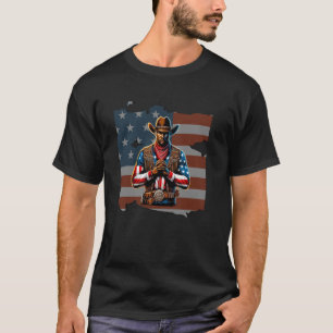 Christlich beten Patriotischer Afroamerikaner Schw T-Shirt