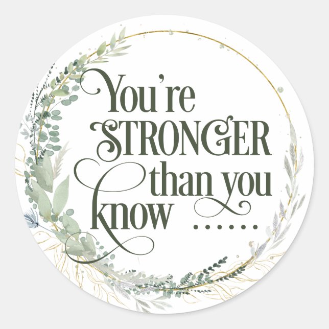 Christlich-/Bibel-Klassischer Rundaufkleber Runder Aufkleber (Vorderseite)