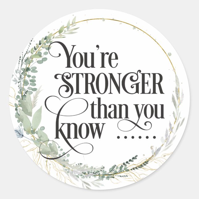 Christlich/Bibel Runder Aufkleber (Vorderseite)