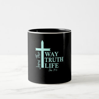 Christlich Bible Verse John Zweifarbige Tasse