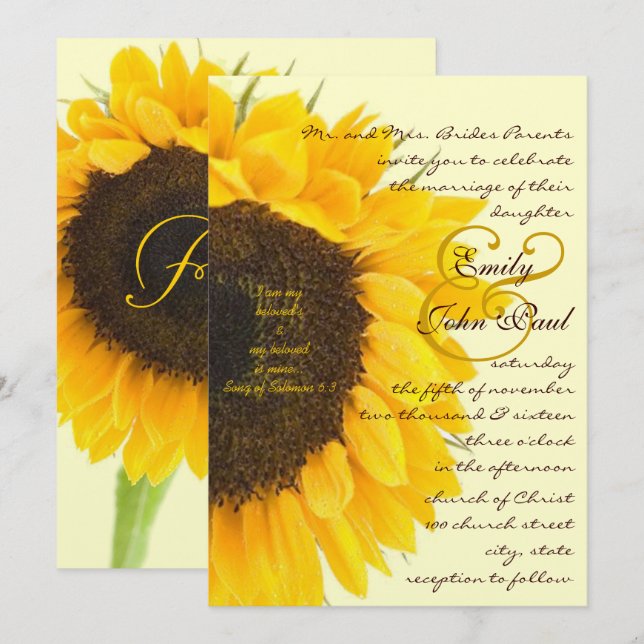 Christlich bin ich mein geliebter Einladung zur Ho (Vorne/Hinten)